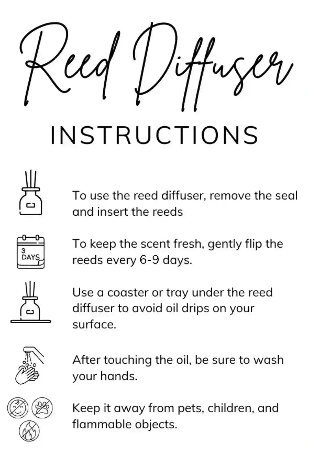reed diffusers how to use
