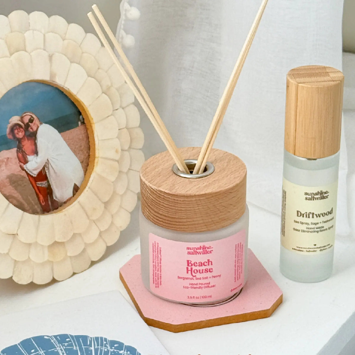Beach House | Reed Diffuser Sunshine + Saltwater