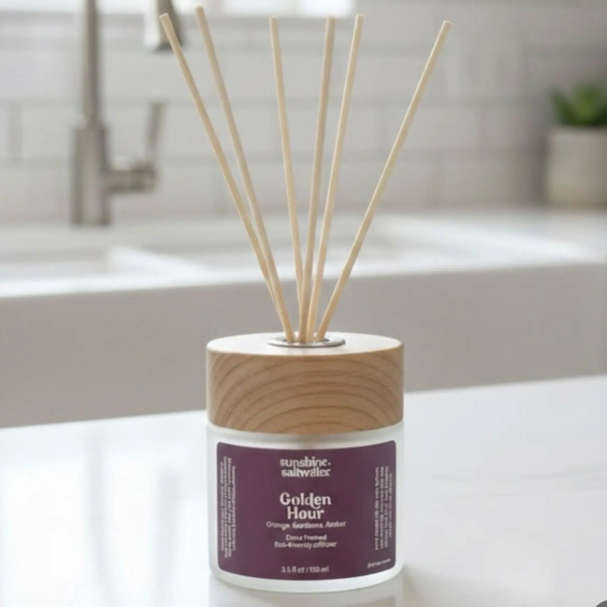 Golden Hour | Reed Diffuser Sunshine + Saltwater