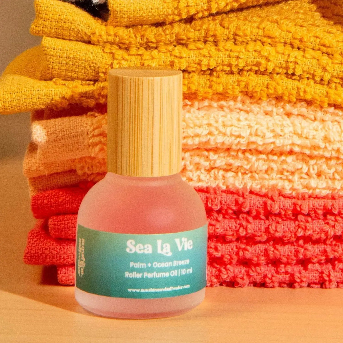 Perfume Rollerball Stocking Stuffer Set Sunshine + Saltwater