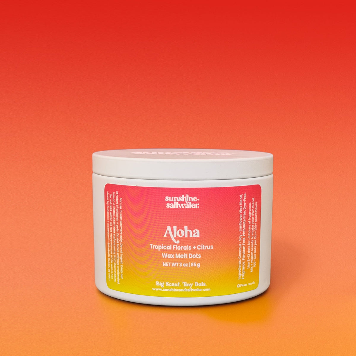 Aloha | Wax Melt Dots Sunshine + Saltwater