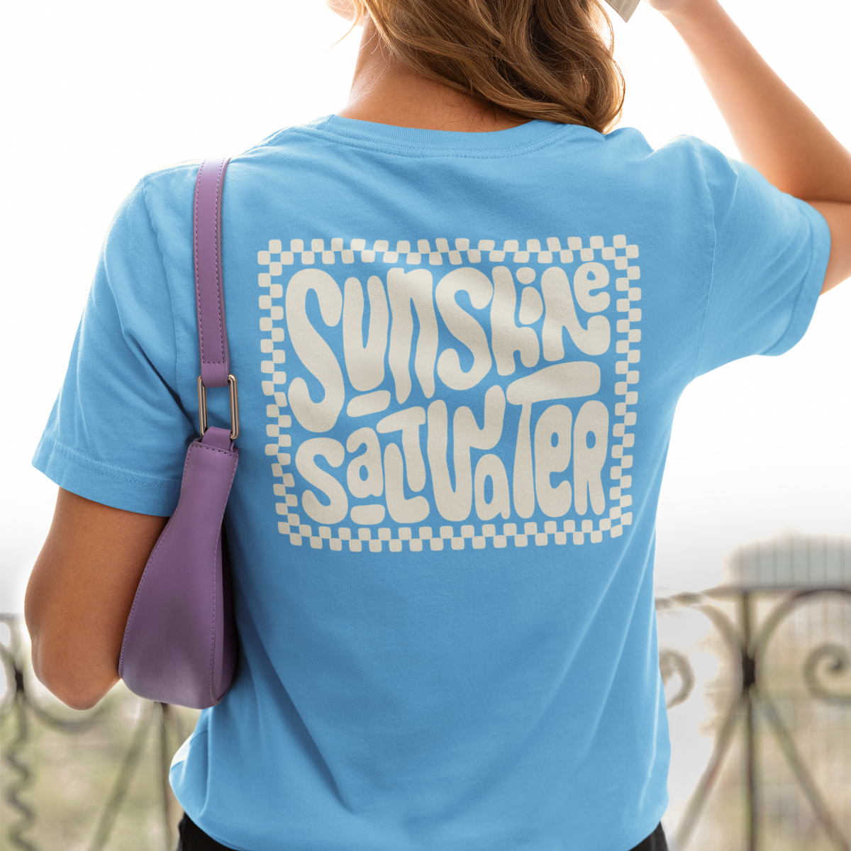 Rehoboth Retro Sunshine + Saltwater | Lightweight T-Shirt