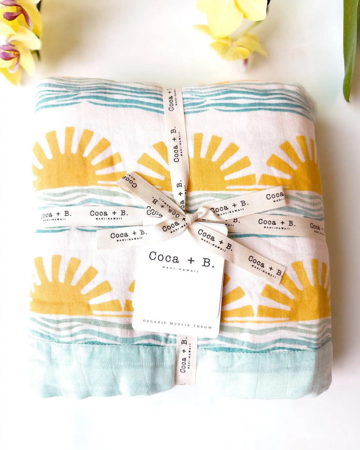 Throw Blanket: Sun + Waves