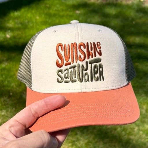 Retro Rust Sunshine + Saltwater Trucker