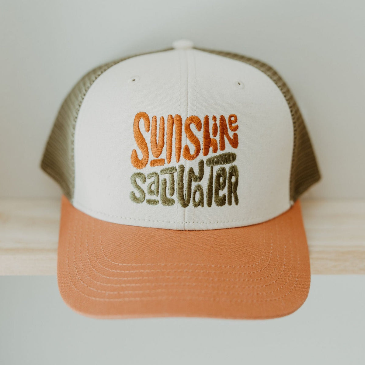 Retro Rust Sunshine + Saltwater Trucker