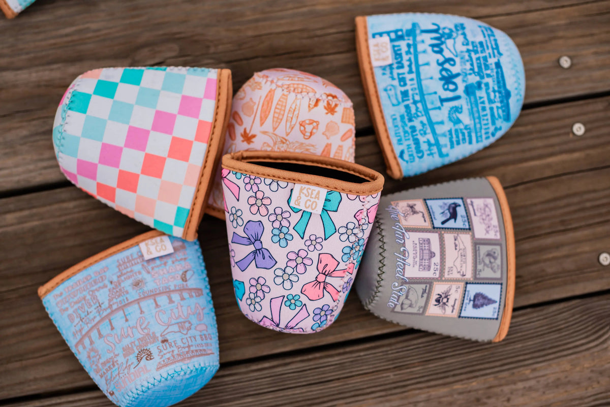 Iced Coffee Drink Sleeve - Coastal Sunset
