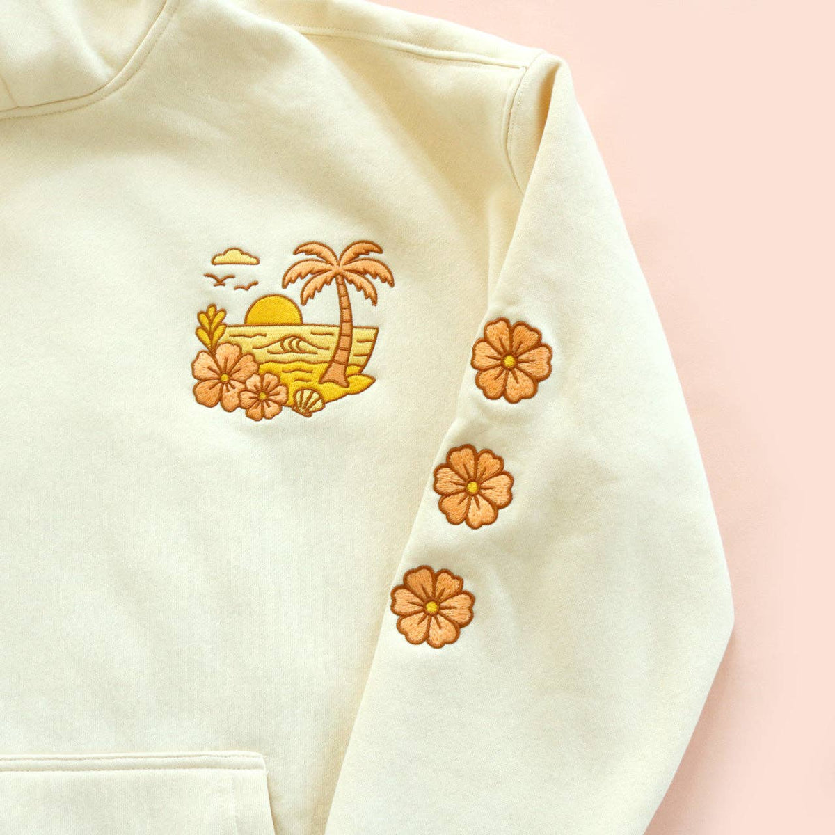Sunset Embroidered Hoodie All Swell Surf
