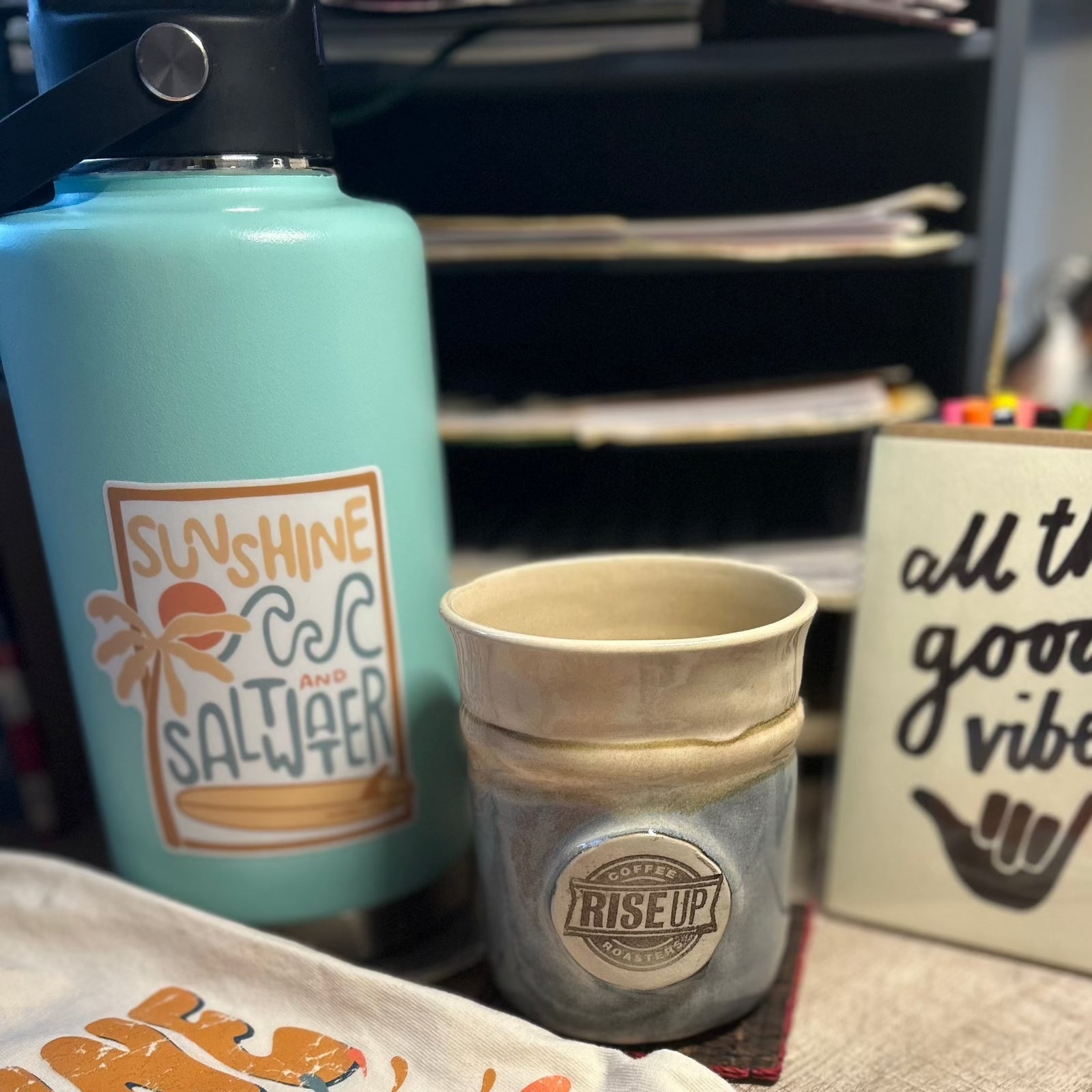 Sunshine + Saltwater + Surf | Large Sticker Sunshine + Saltwater