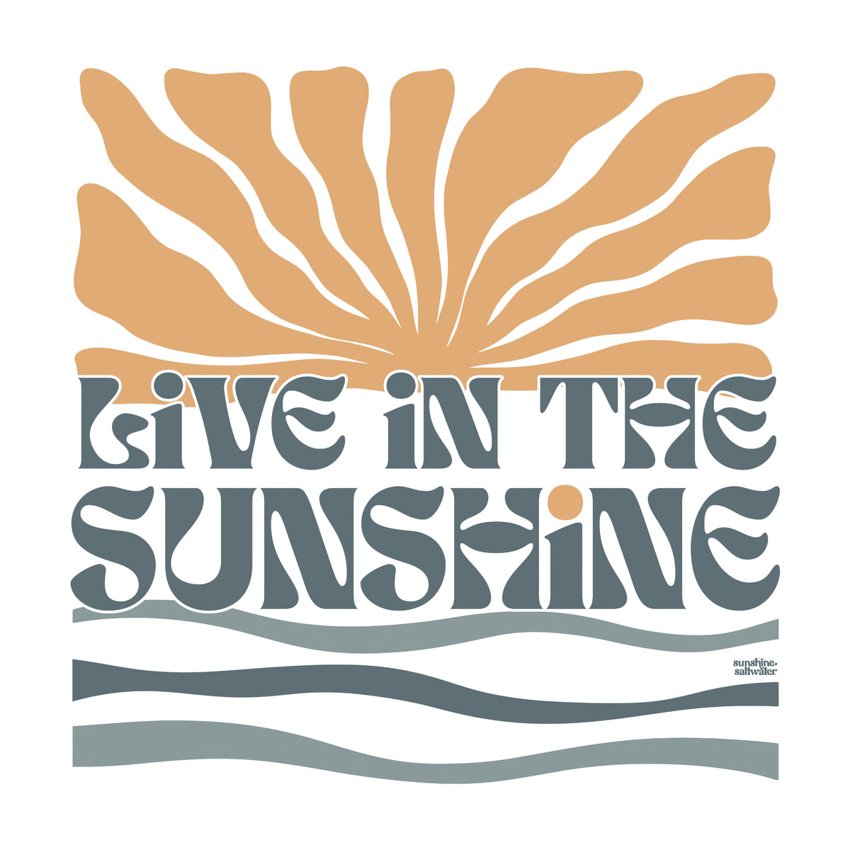 Live In The Sunshine | Beach Wall Hanging
