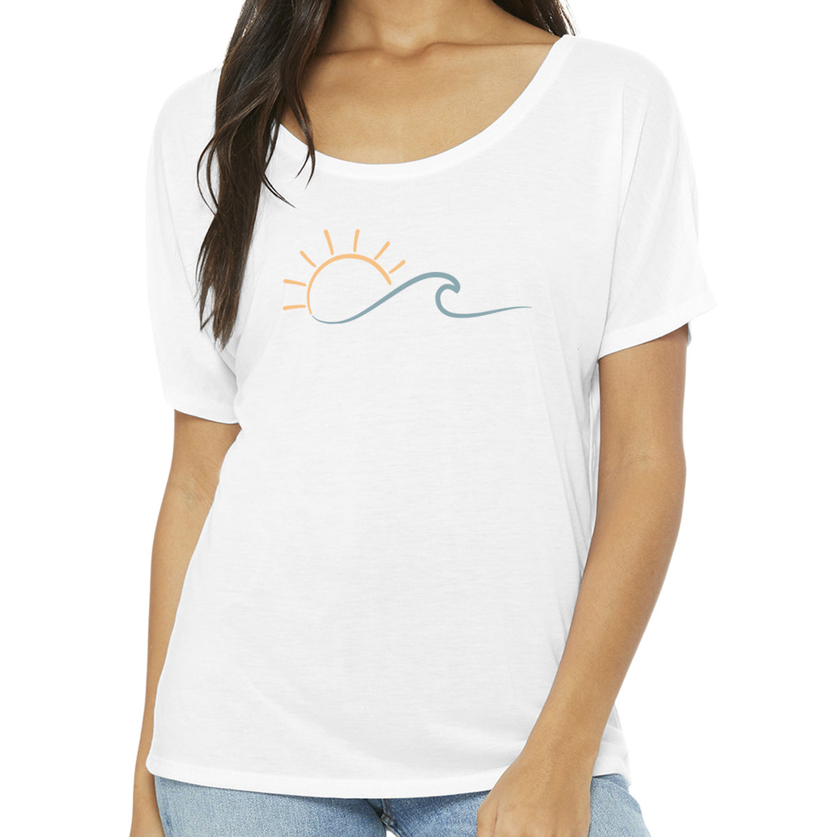 Sun + Wave | Slouchy T-Shirt