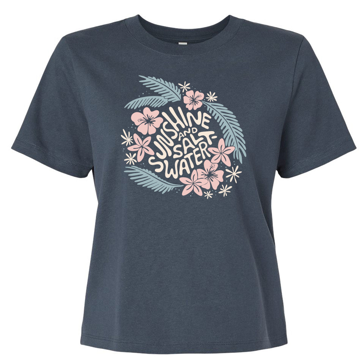 Tropical Blues | Beachside Breeze Tee - Sunshine + Saltwater