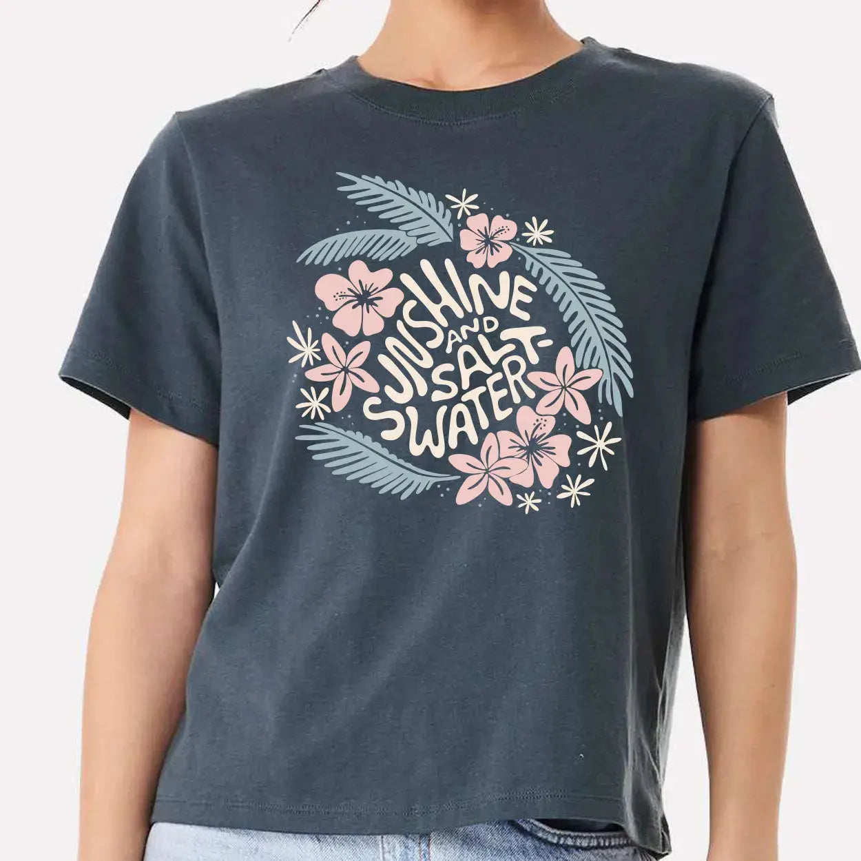 Tropical Blues | Beachside Breeze Tee Sunshine + Saltwater