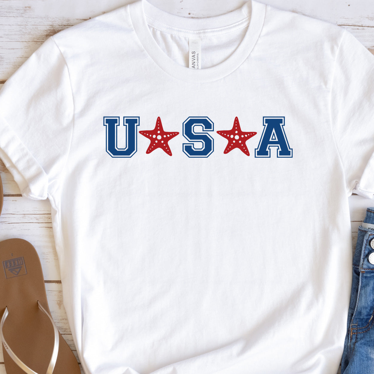 Coastal U•S•A | Beachside Breeze Tee Sunshine + Saltwater