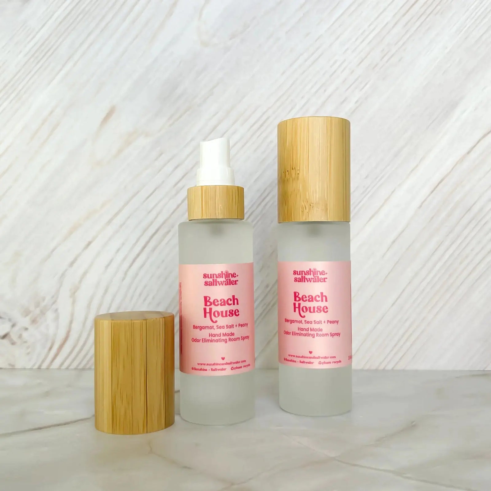 Beach House Non Aerosol Room Spray with bergamot, sea salt and peony scent