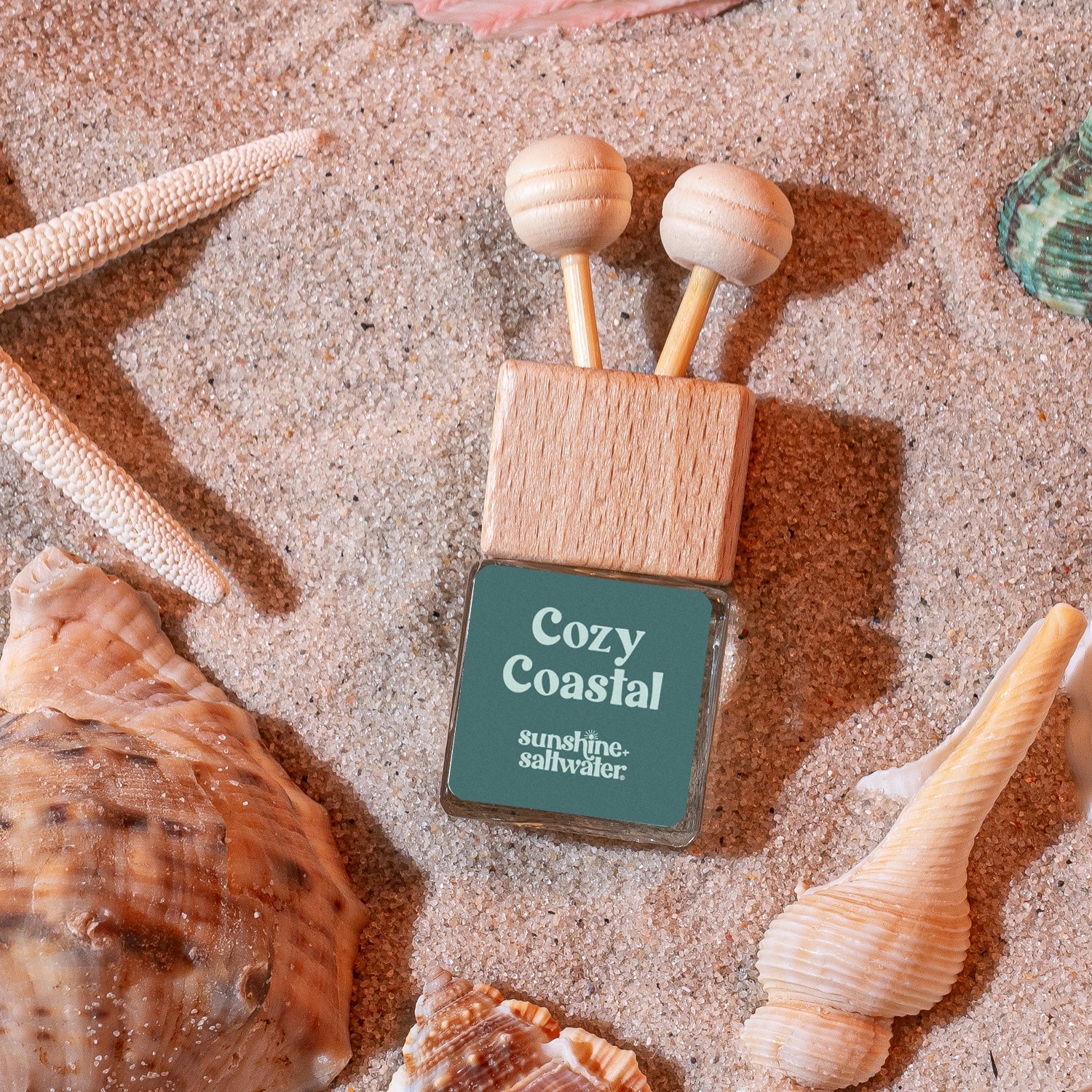 Cozy Coastal | Car Diffuser Sunshine + Saltwater