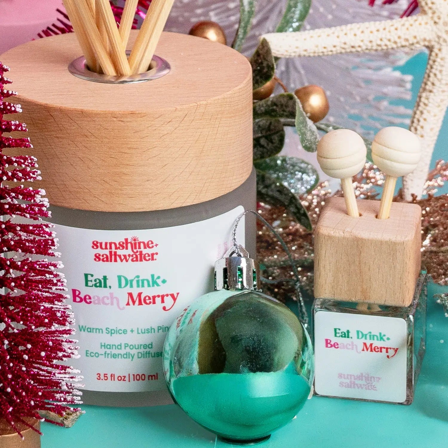 EAT, DRINK + BEach MERRY | Car Diffuser Sunshine + Saltwater