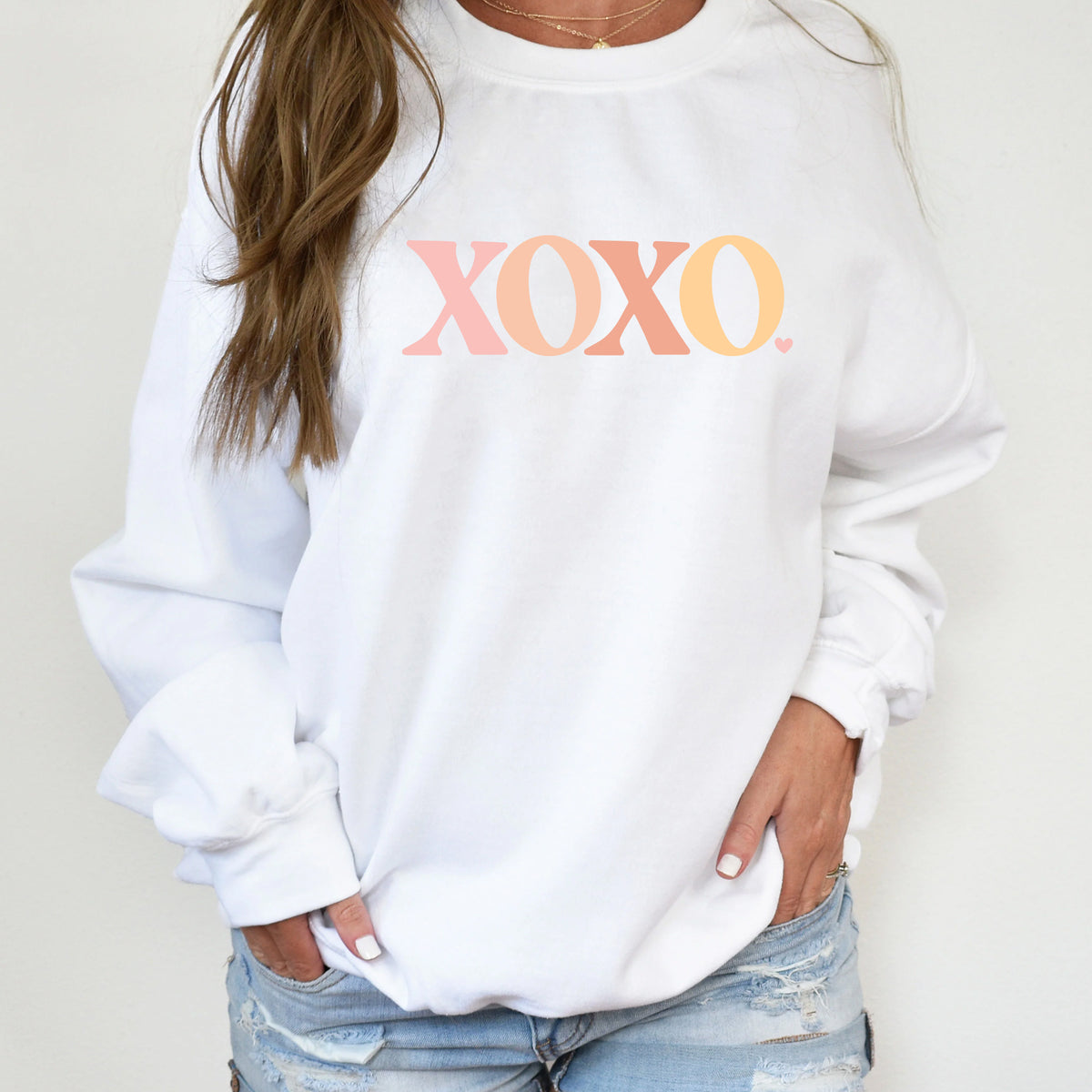 XOXO 🩷🧡| Crewneck