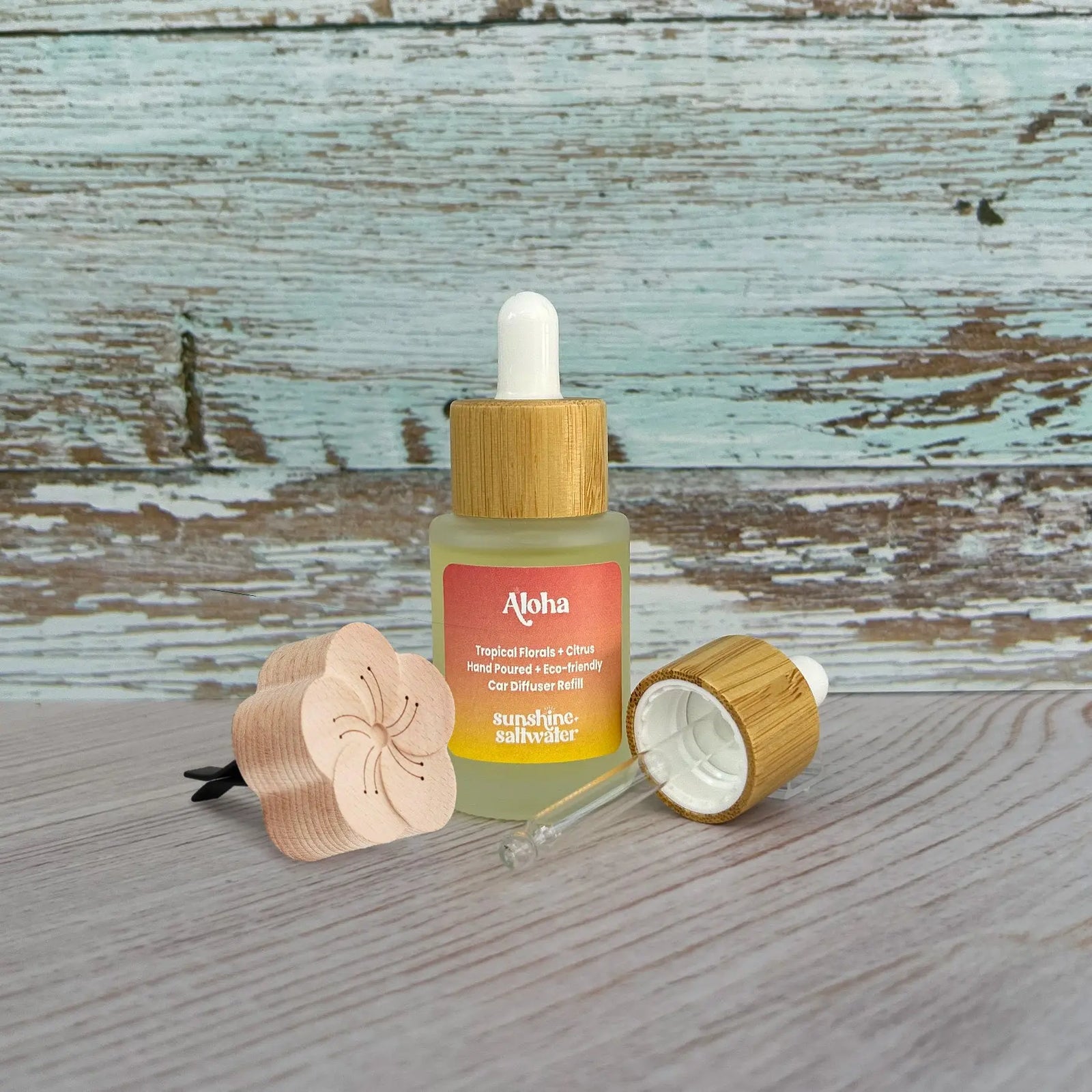 Aloha | Hibiscus Flower 🌺 Car Diffuser Sunshine + Saltwater