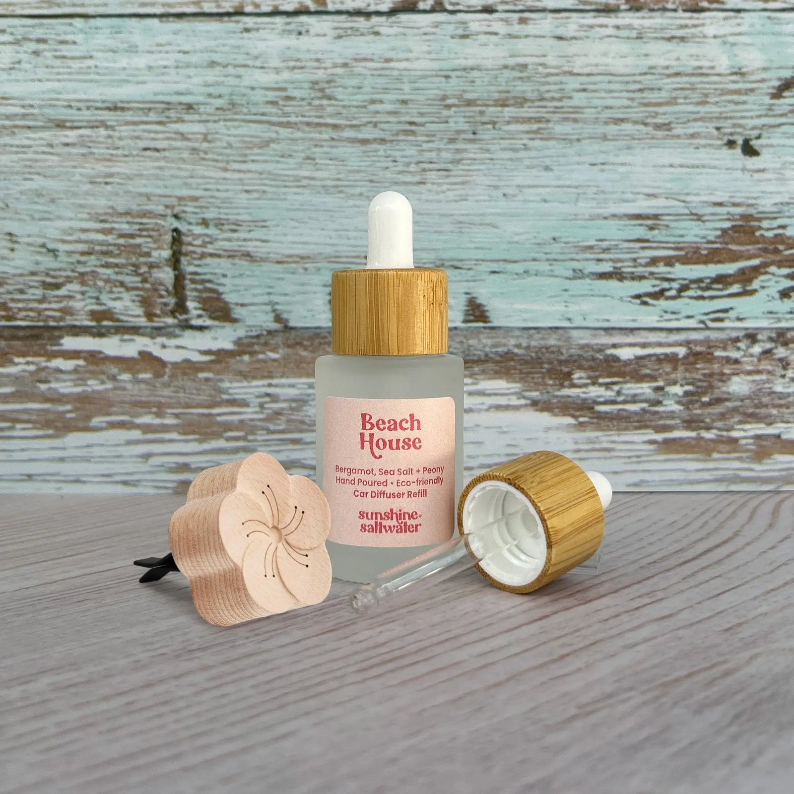 Beach House | Hibiscus Flower 🌺 Car Diffuser Sunshine + Saltwater