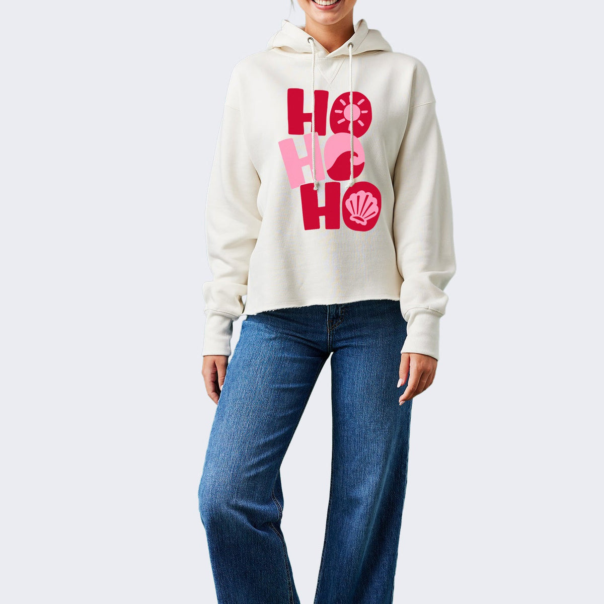Ho Ho Ho 🎄| Christmas Hoodie Sunshine + Saltwater