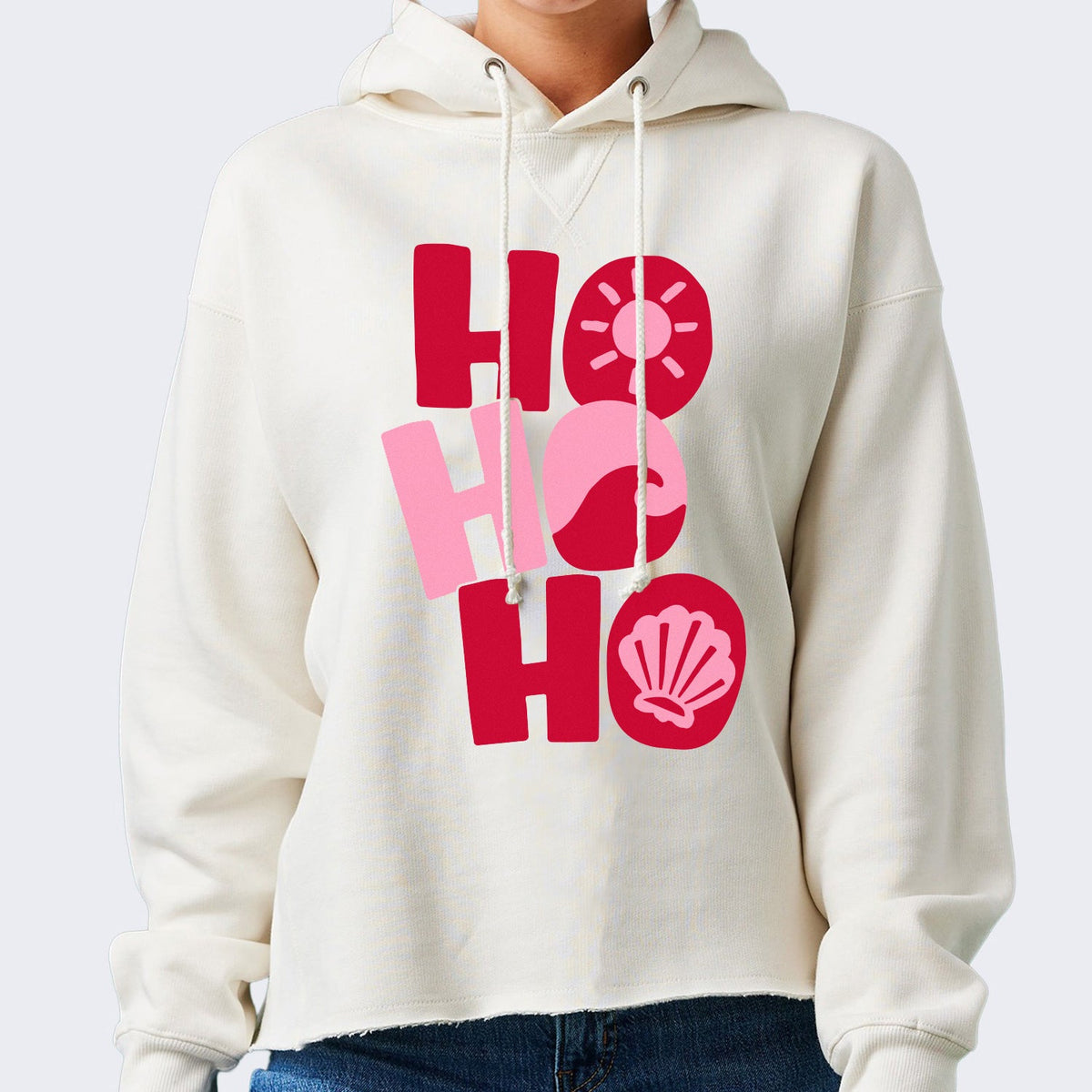 Ho Ho Ho 🎄| Christmas Hoodie Sunshine + Saltwater