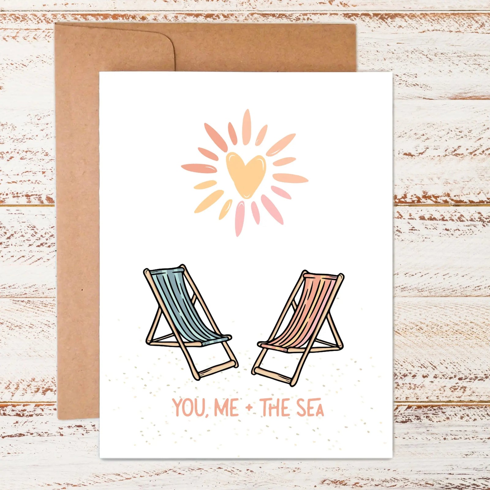 You, Me and The Sea | Greeting Card Sunshine + Saltwater