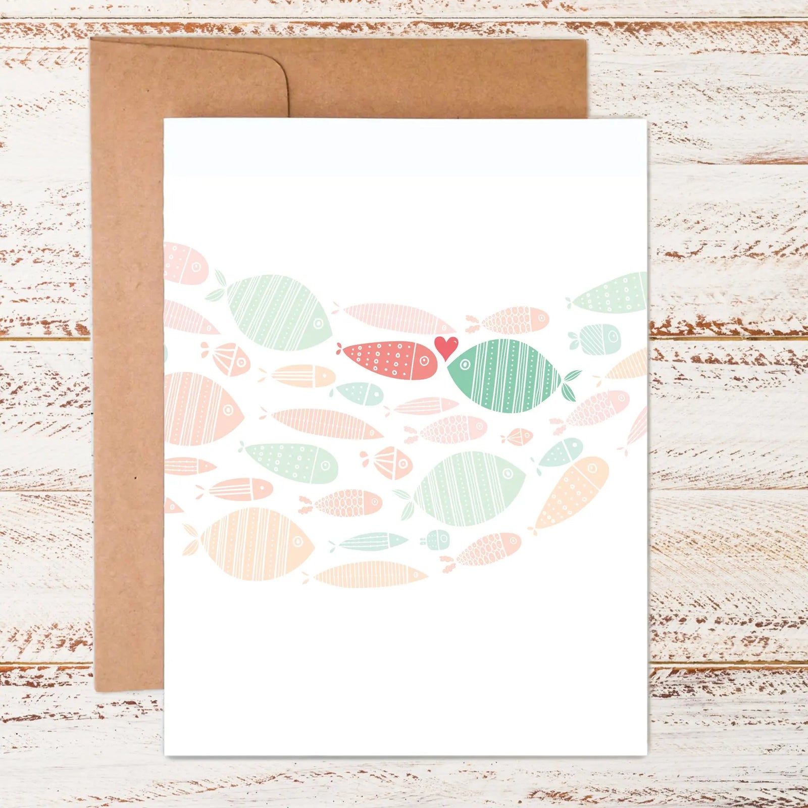 Of all the fish in the sea... you're the one for me | Greeting Card Sunshine + Saltwater