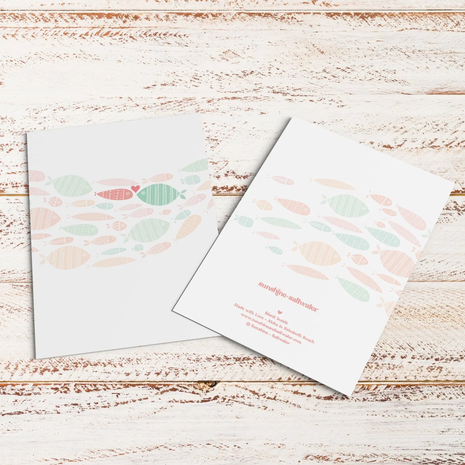 Of all the fish in the sea... you're the one for me | Greeting Card Sunshine + Saltwater