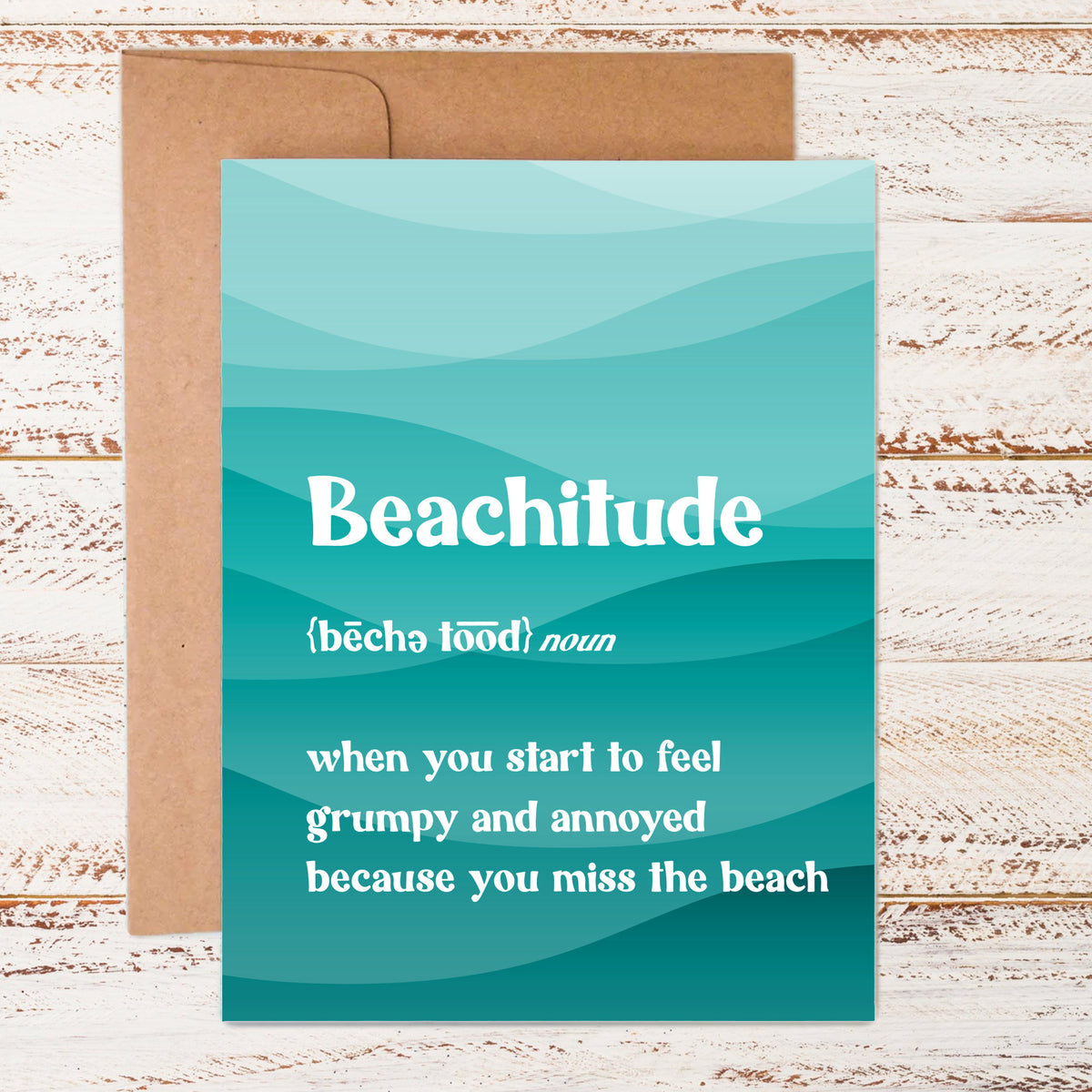 Beachitude | Greeting Card