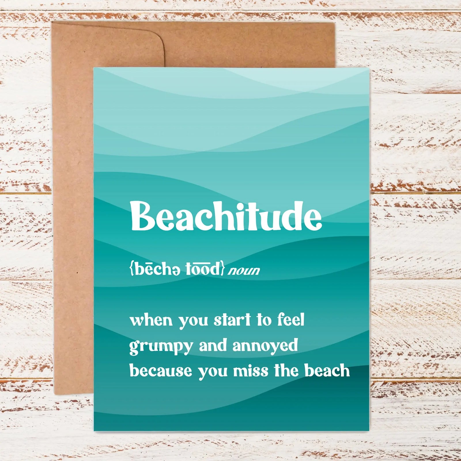 Beachitude | Greeting Card Sunshine + Saltwater