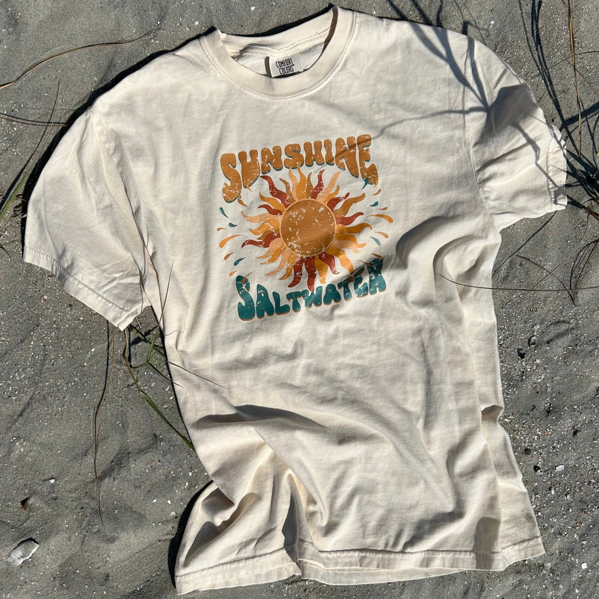 Funky Sun | Wave-Washed T-Shirt