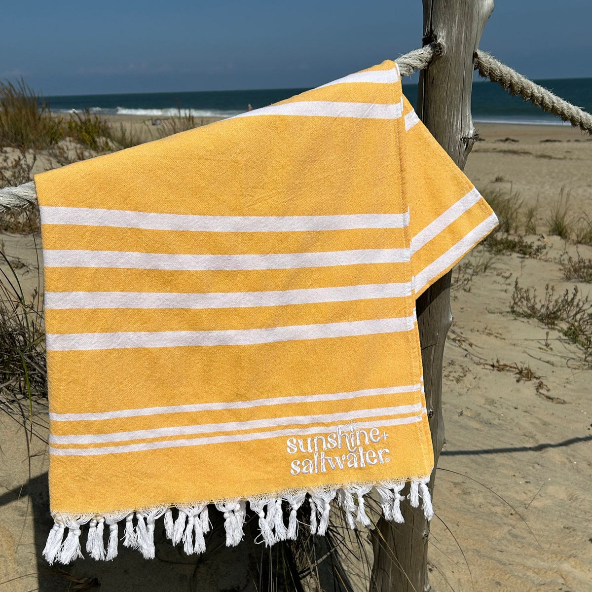 Golden Sunshine | Turkish Cotton Beach Towel