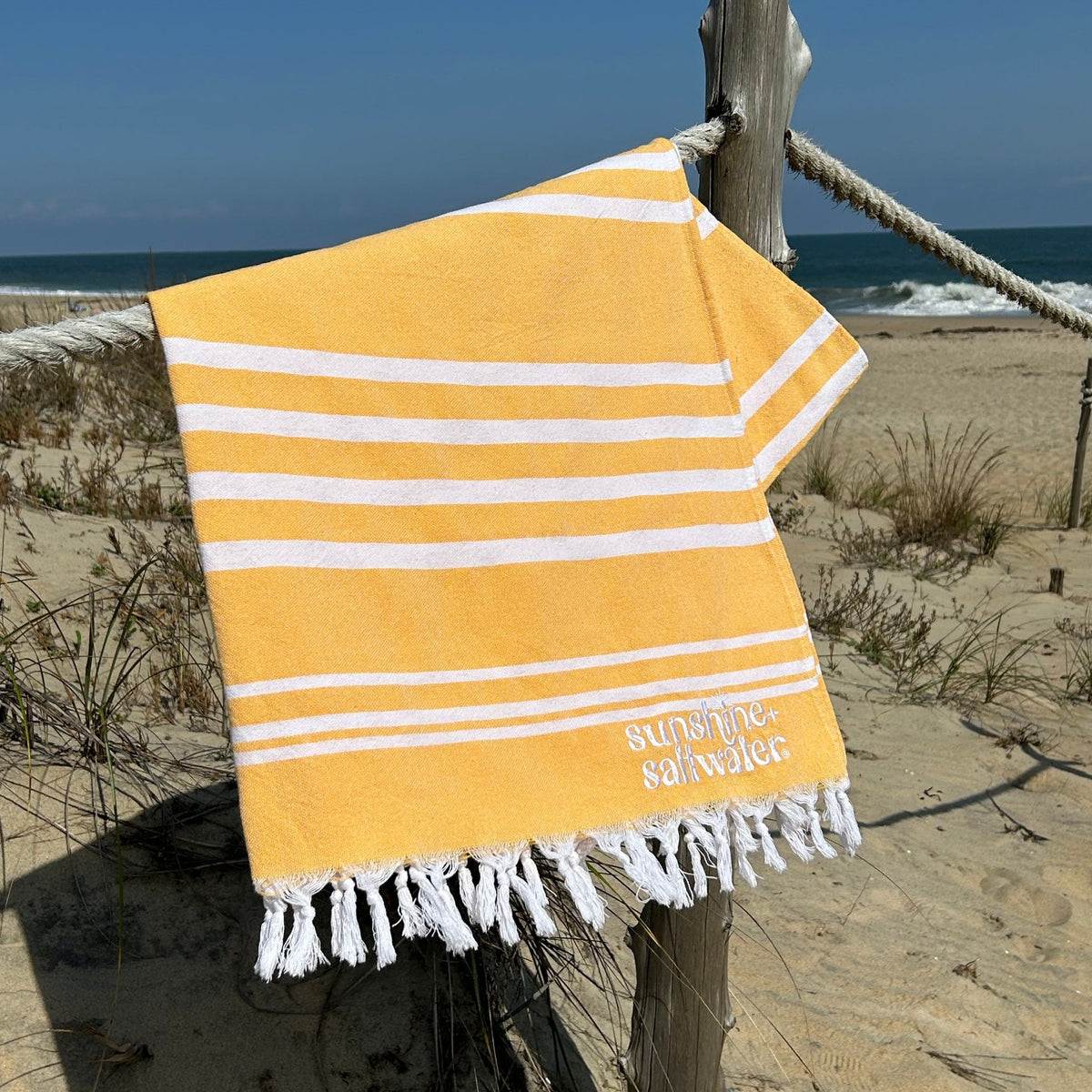 Golden Sunshine | Turkish Cotton Beach Towel