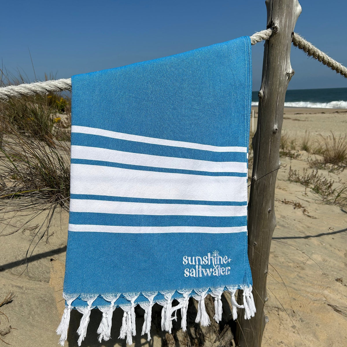 Blue Skies | Turkish Cotton Beach Towel