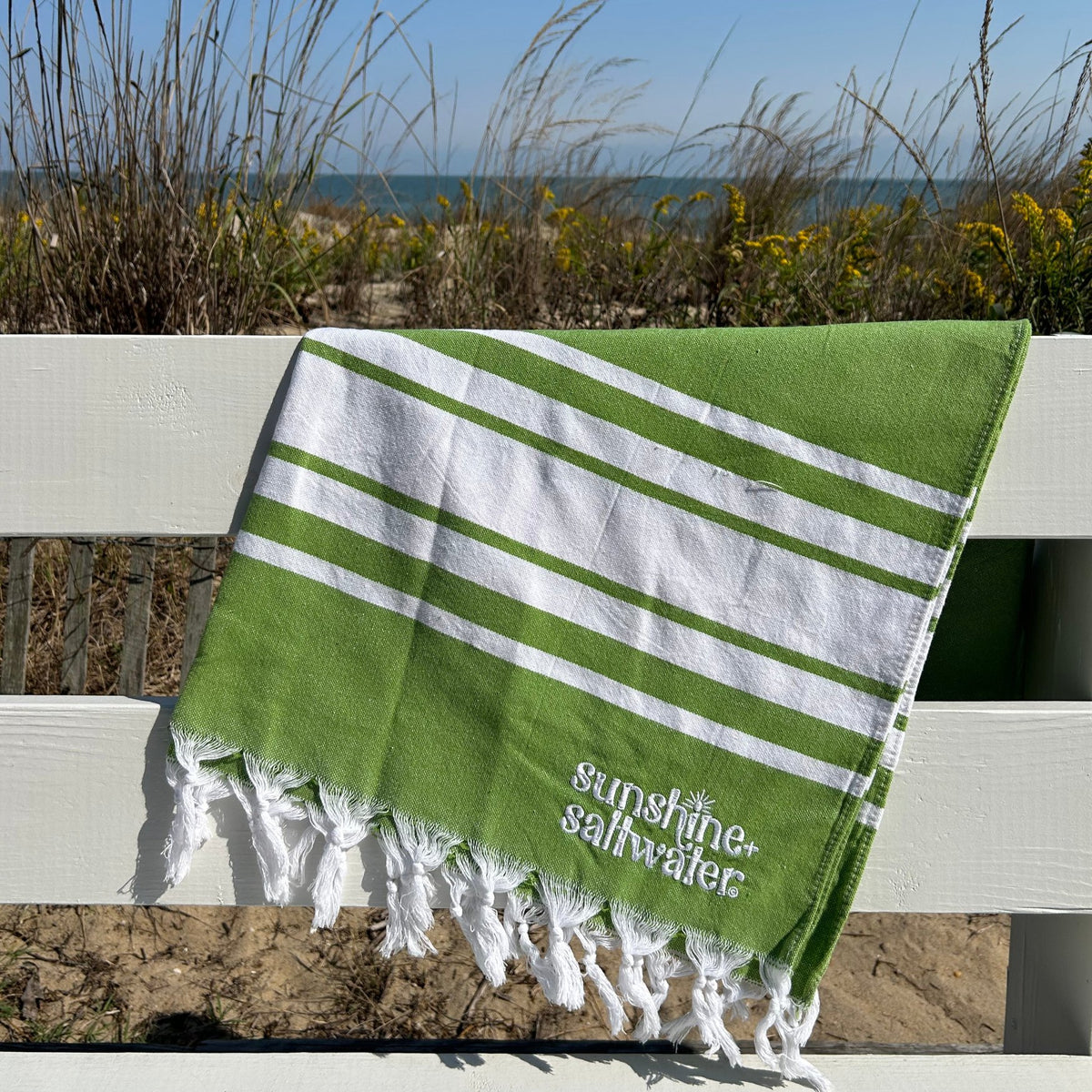 Seagrass | Turkish Cotton Beach Towel