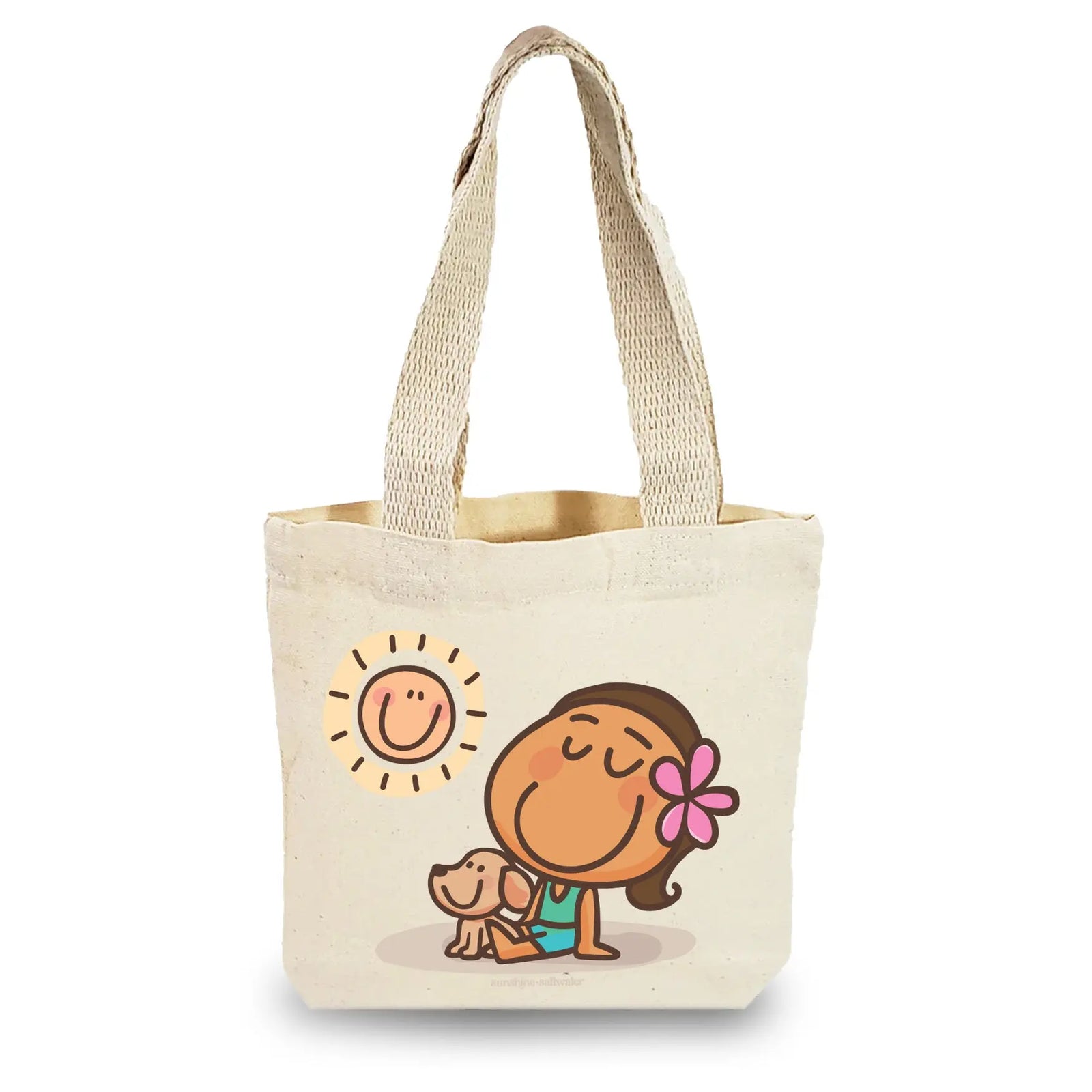 Keiki and Poi Dog Bag canvas tote