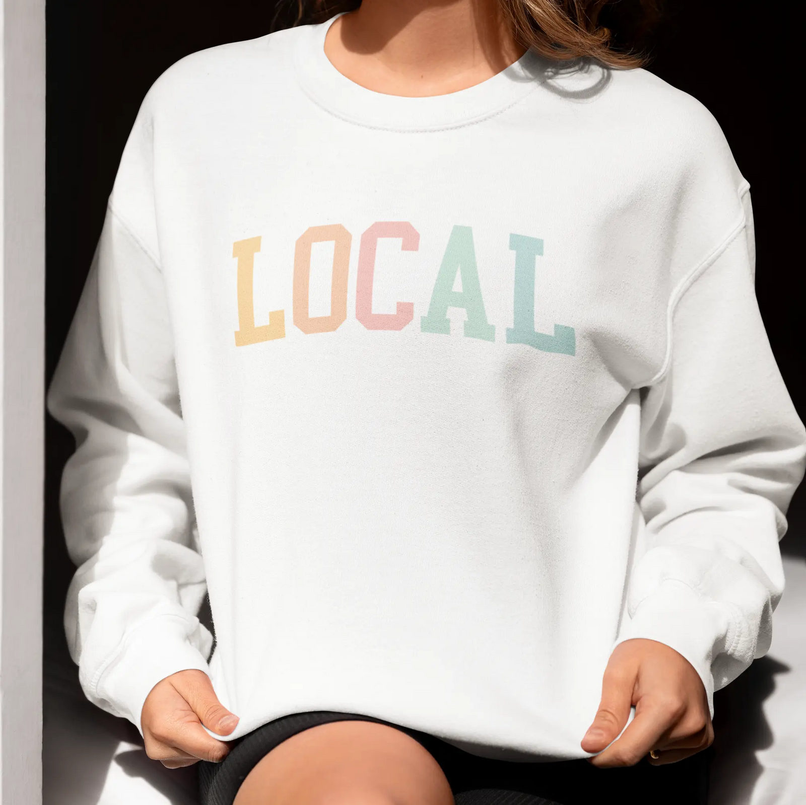 beachy local crewneck