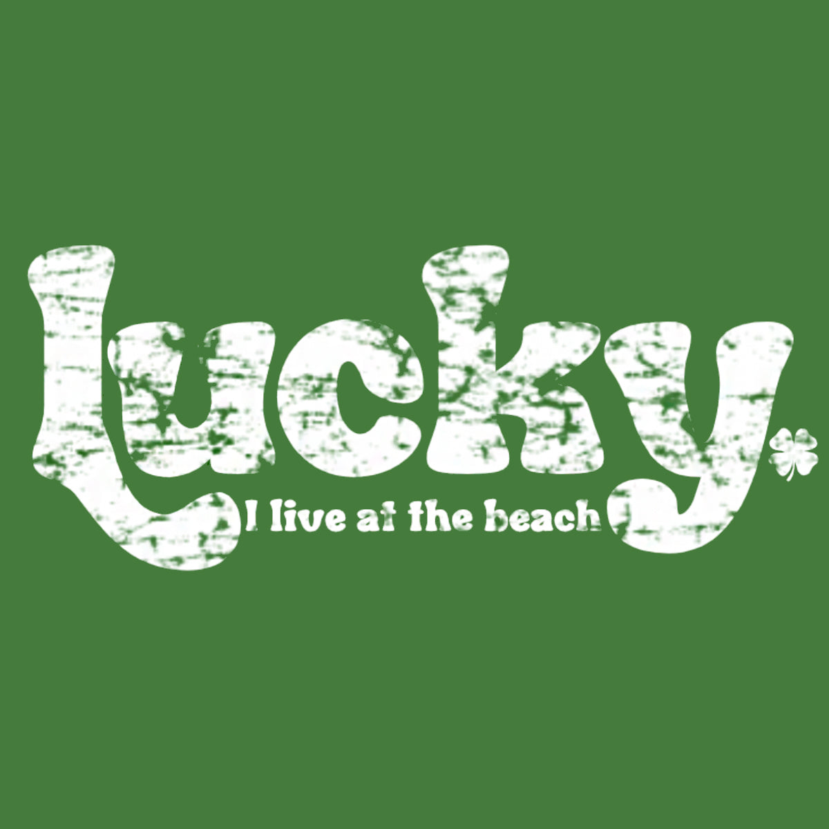 LUCKY (I Live At The Beach) 🍀 | Coastal Comfort T-Shirt