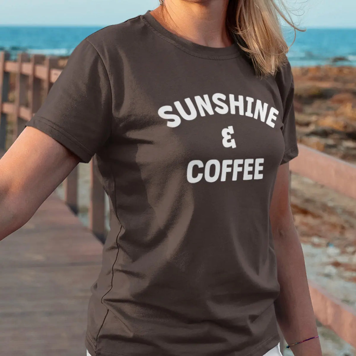 Sunshine + Coffee | Lightweight Tee
