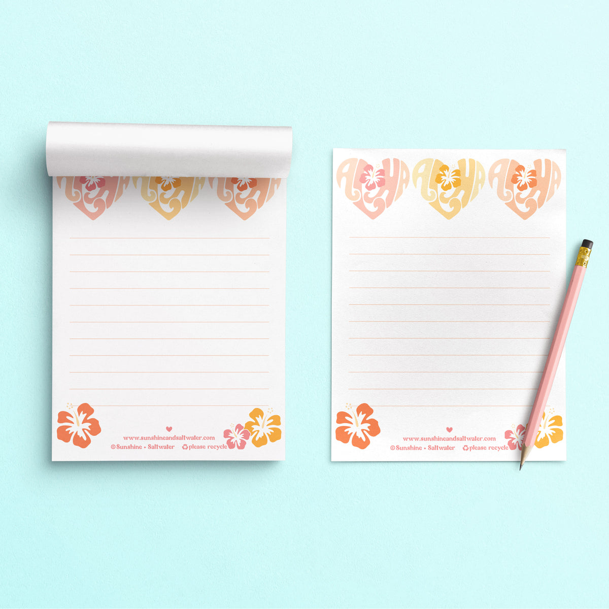 Aloha Heart | Notepad