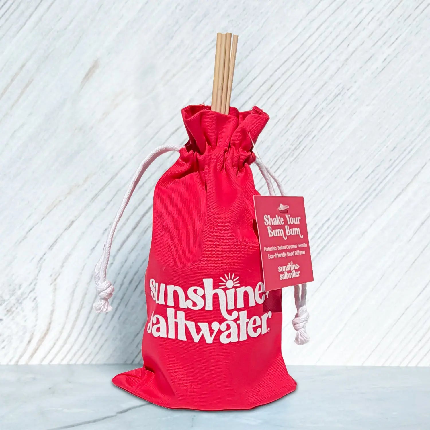 vanilla reed diffuser with shake your bum bum scent