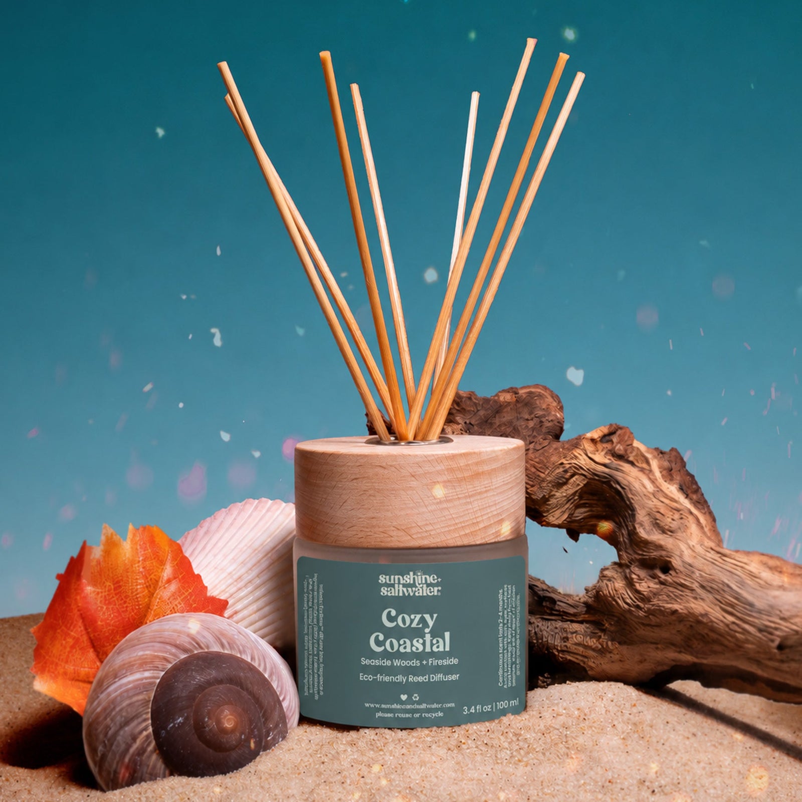 Cozy Coastal | Reed Diffuser Sunshine + Saltwater