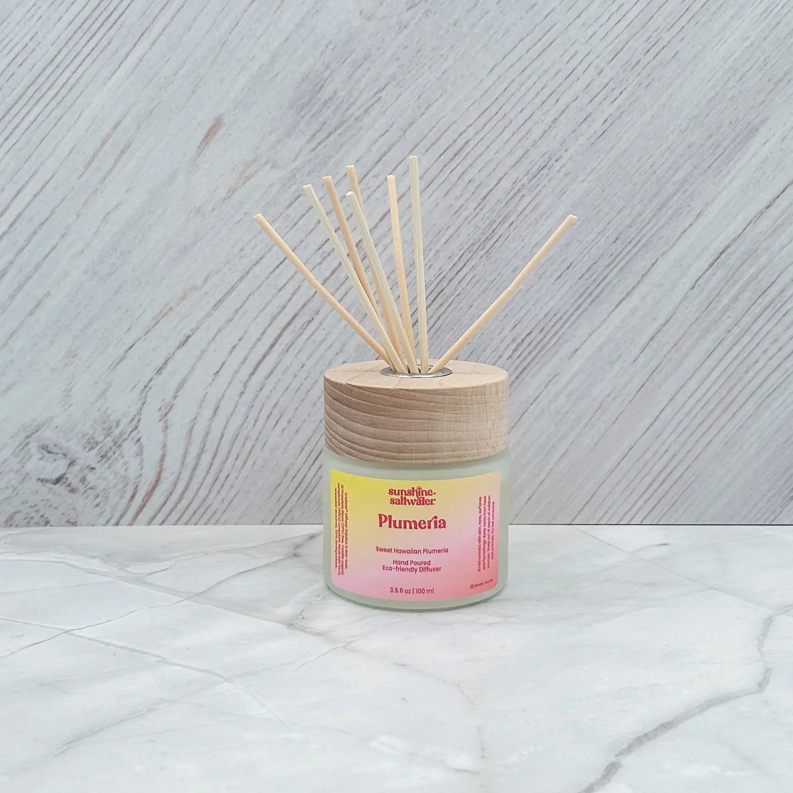 Plumeria | Reed Diffuser Sunshine + Saltwater