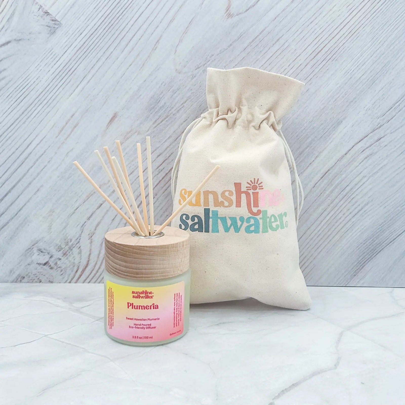 Plumeria | Reed Diffuser Sunshine + Saltwater