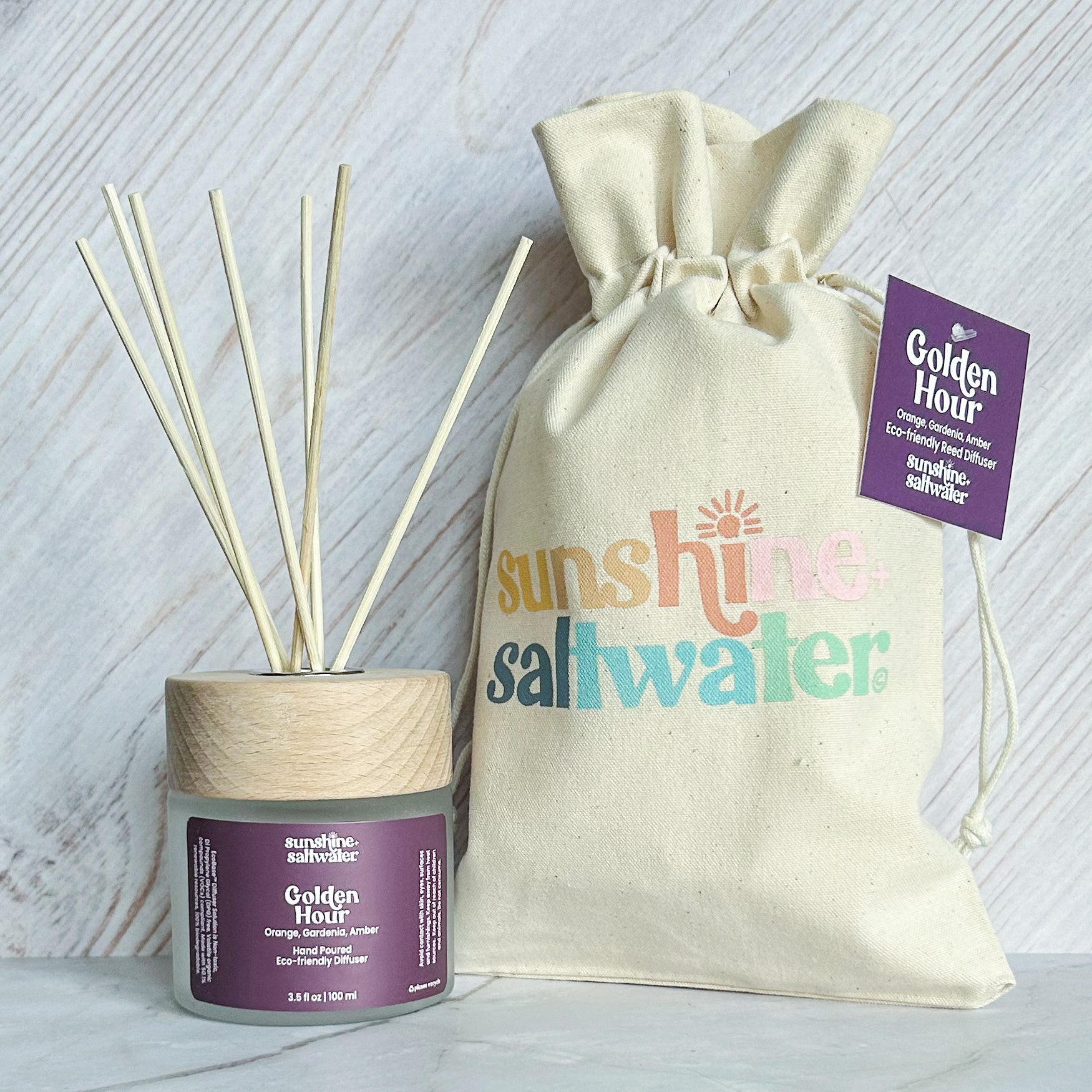 amber reed diffuser golden hour