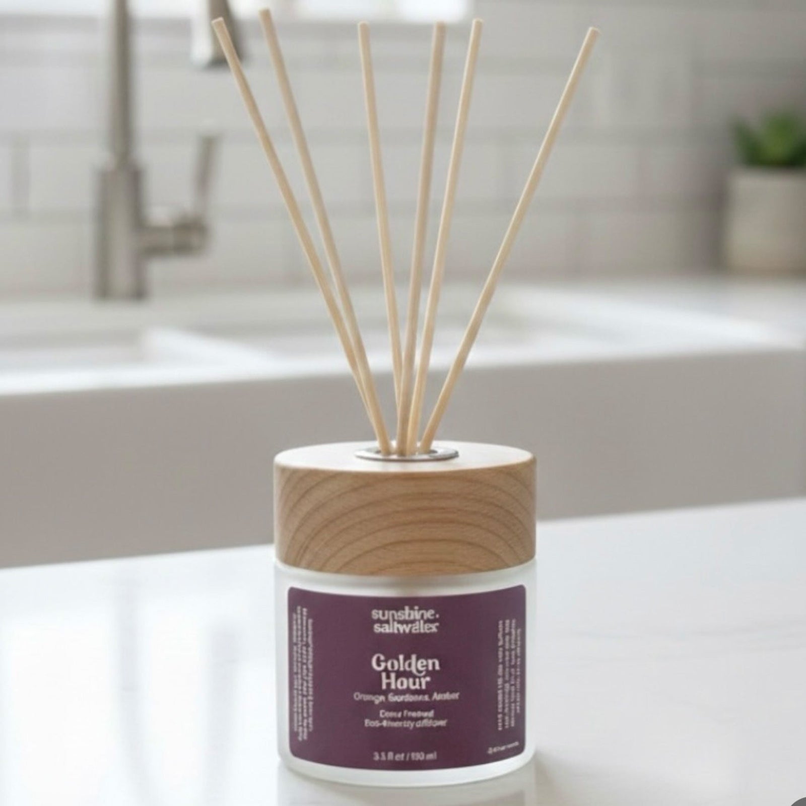 Golden Hour | Reed Diffuser Sunshine + Saltwater