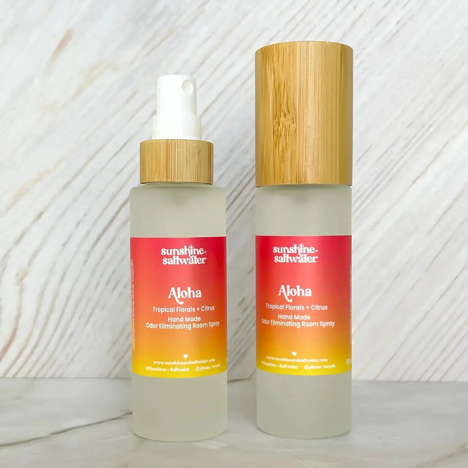 display of aloha room spray with hawaiian fragrance