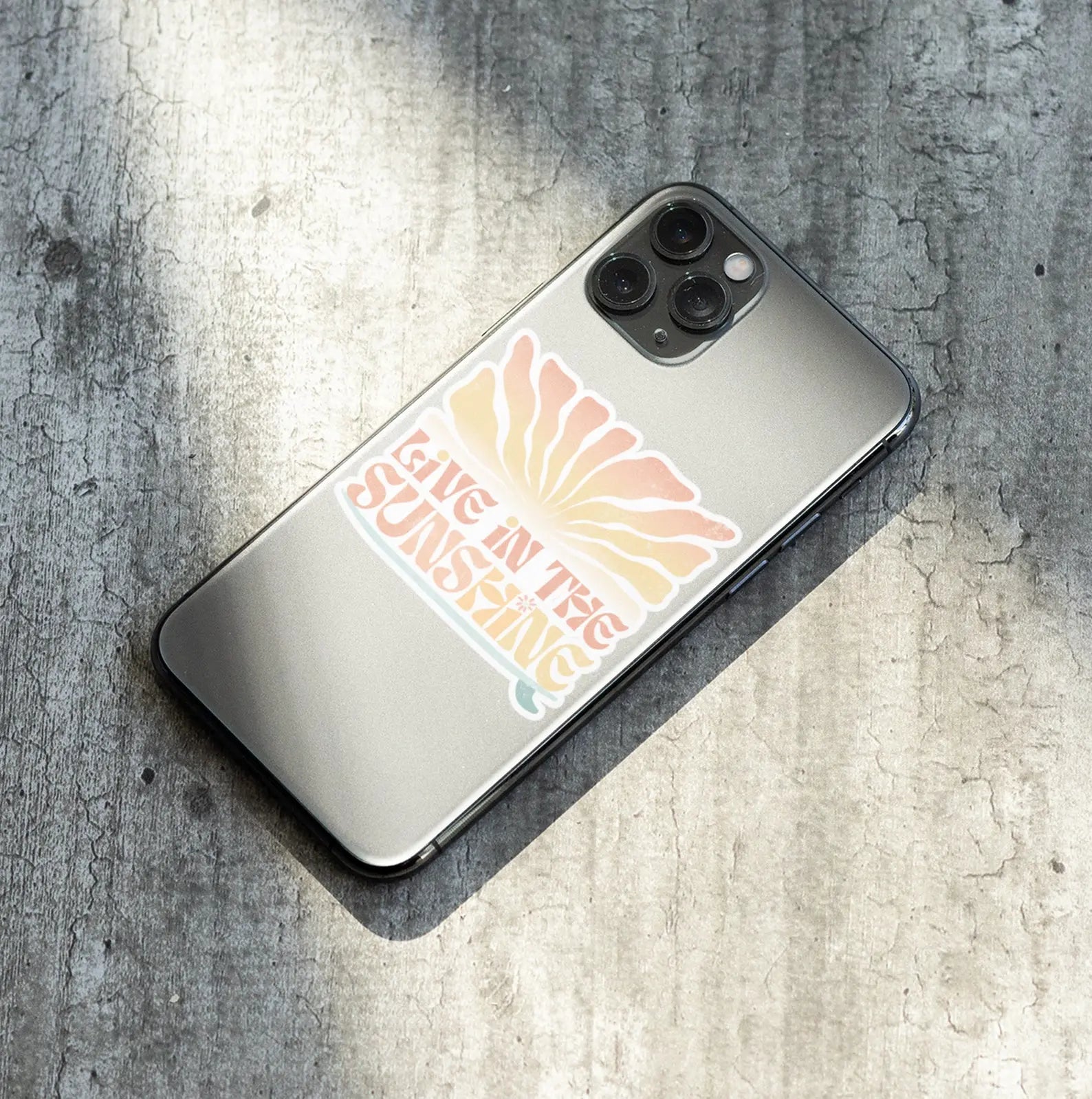 live in the sunshine small sticker vinyl decal