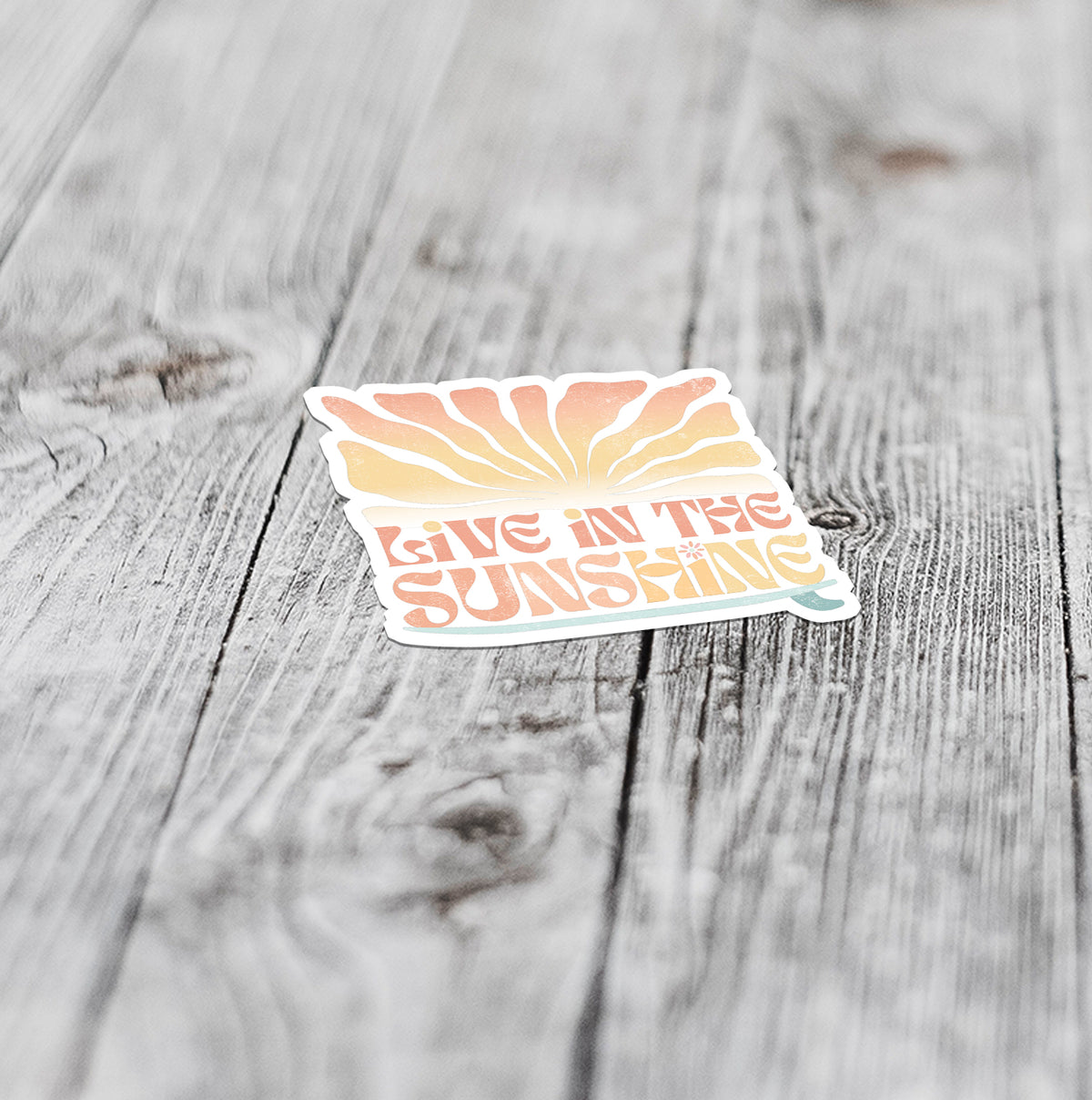 Live In The Sunshine Surf | Sticker