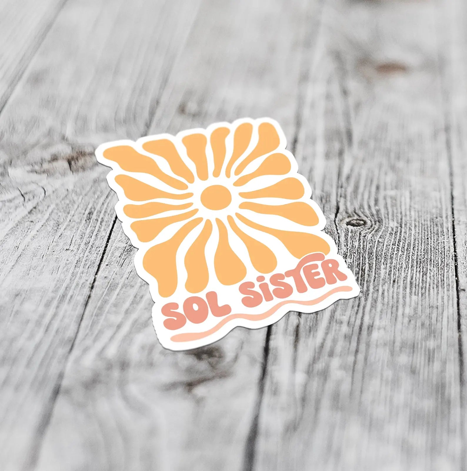 Sol Sister| Small Sticker Sunshine + Saltwater